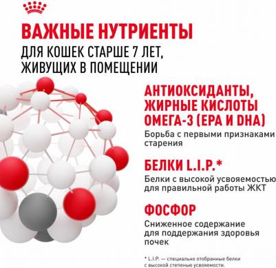 Indoor +7 пауч для домашних кошек старше 7 лет – фото 10