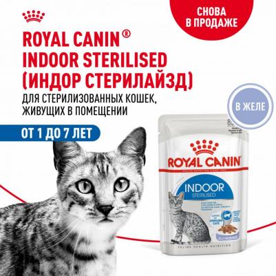 Indoor Sterilised пауч для домашних кошек – фото 2
