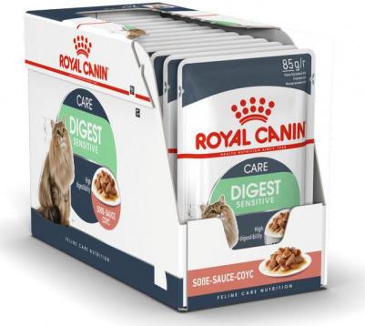 Корм для кошек Digest Sensitive с чувствительным пищеварением мясо в соусе пауч 85г – фото 4