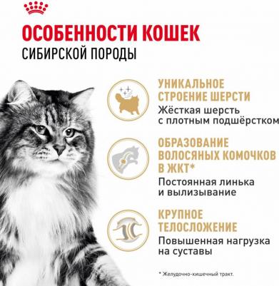 Корм для кошек для сибирской породы сух. 2кг – фото 6