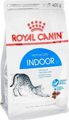 Корм для кошек Indoor 27 для домашних сух. 400г – фото 4