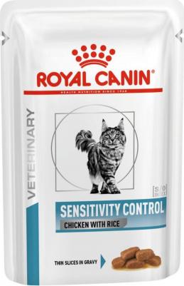 Корм для кошек Vet Diet Sensitivity Control при пищевой аллергии цыплёнок, рис пауч 85г – фото 14