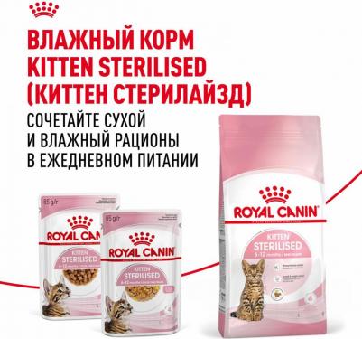 Корм сухой для котят Стерилайзд – фото 7