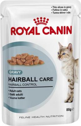 Паучи Hairball Care кусочки в соусе выведение шерсти из желудка для кошек 85г – фото 3