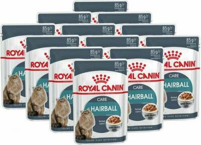 Паучи Hairball Care кусочки в соусе выведение шерсти из желудка для кошек 85г – фото 5