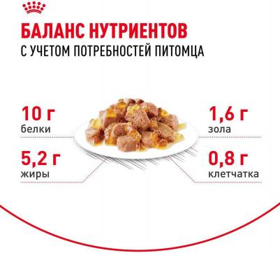 паучи паучи для кошек старше 12 лет, кусочки в желе, Ageing 12+ (85 г) – фото 4