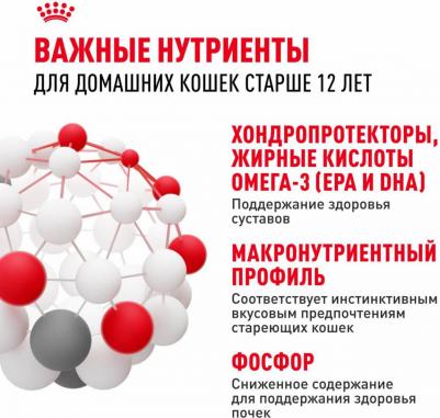 паучи паучи для кошек старше 12 лет, кусочки в желе, Ageing 12+ (85 г) – фото 8