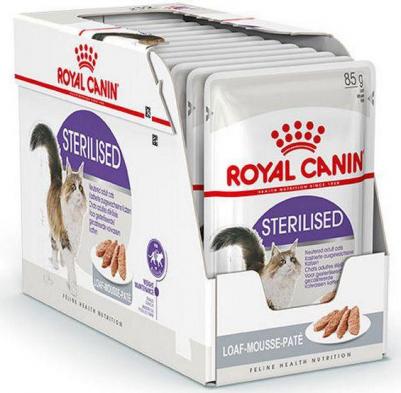 Паучи Sterilised Adult Cat Mousse паштет для стерилизованных кошек 85г – фото 1