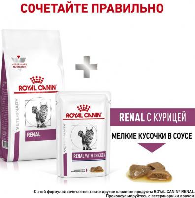 Renal корм сухой для кошек для поддержания функции почек – фото 14