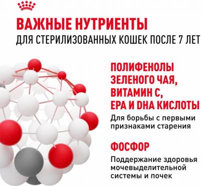 Сухой корм для стерилизованных кошек "Sterilised 7+", 3,5 кг – фото 19