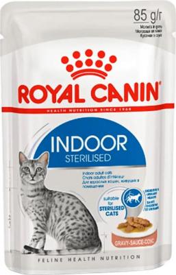 Влажный корм для кошек Indoor Sterilised, живущих в помещении, 28 шт по 85 гр