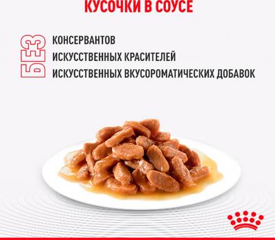 Влажный корм для котят, для породы Мэйн Кун, кусочки в соусе, 28 шт по 85 гр – фото 7