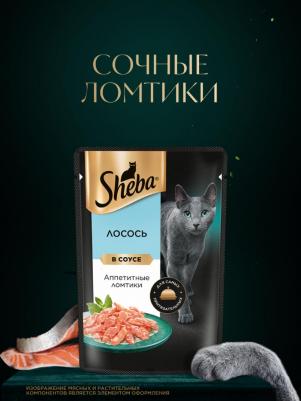 Корм для кошек ломтики в соусе лосось пауч 75г – фото 18