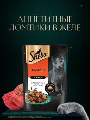 Корм для кошек телятина желе пауч 75г – фото 10
