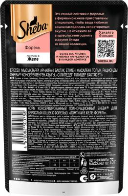 Влажный корм для кошек ломтики в желе с форелью 28 шт по 75 гр – фото 6