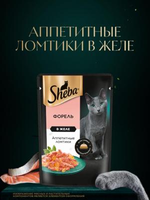 Влажный корм для кошек ломтики в желе с форелью 28 шт по 75 гр – фото 13