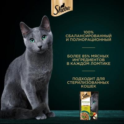 Влажный корм для кошек Натуральная Коллекция, с уткой и яблоками, 28 шт по 75 гр – фото 4