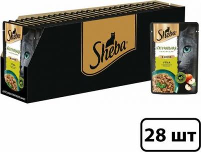 Влажный корм для кошек Натуральная Коллекция, с уткой и яблоками, 28 шт по 75 гр – фото 15