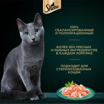 влажный корм для кошек, с форелью и креветками в соусе (75 гр) – фото 4