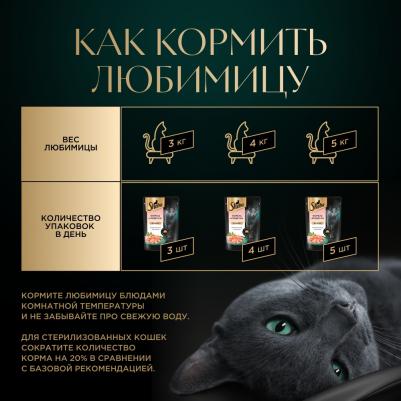 влажный корм для кошек, с форелью и креветками в соусе (75 гр) – фото 6