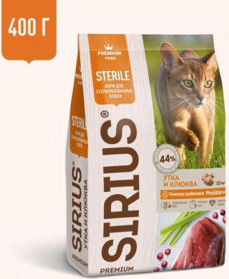 корм для взрослых стерилизованных кошек всех пород, утка с клюквой 4602009945373 – фото 19