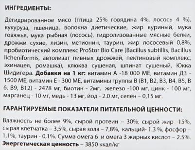 Сухой корм для кошек Мясной рацион 1,5 кг – фото 3