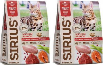 Сухой корм для кошек Мясной рацион 1,5 кг – фото 16