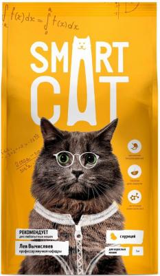 Сухой корм с курицей для взрослых кошек 400 г – фото 2