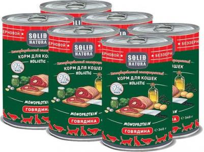Holistic Говядина влажный корм для кошек жестяная банка – фото 5