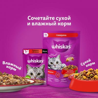 Сухой корм для стерилизованных кошек подушечки с паштетом со вкусом говядины, 1,3 кг – фото 13