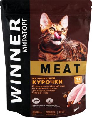 Корм сухой Meat полнорационный из ароматной курочки для взрослых кошек старше 1 года 300 г – фото 8