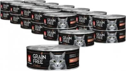 Консервы Grain Free Перепёлка для взрослых кошек 100г – фото 1