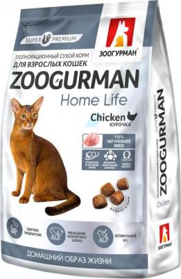 Сухой корм Home Life Курочка для взрослых кошек 1,5кг – фото 3