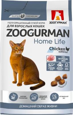 Сухой корм Home Life Курочка для взрослых кошек 1,5кг – фото 10