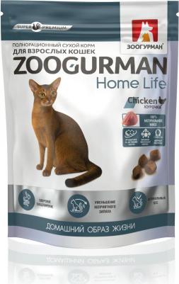 Сухой корм Home Life Курочка для взрослых кошек 1,5кг – фото 19
