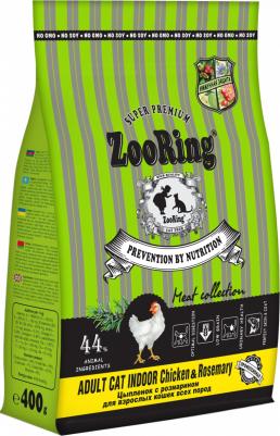 Adult Cat Indoor Chicken&Rosemary Сухой корм для домашних кошек, Курица и Розмарин 10кг – фото 2