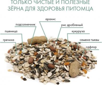 Корм для птиц Смесь для крупных попугаев 700г – фото 14