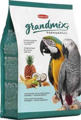 Корм GRANDMIX Pappagalli комплексный основной для крупных попугаев 2кг – фото 18