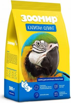 Корм для птиц Корм для крупных и средних попугаев "Капитан Флинт", 5 кг