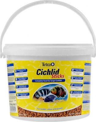 Корм Cichlid Sticks Premium Food for Large Cichlids палочки для крупных цихлид 10л – фото 10