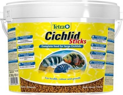 Корм Cichlid Sticks Premium Food for Large Cichlids палочки для крупных цихлид 10л – фото 11