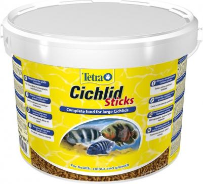 Корм Cichlid Sticks Premium Food for Large Cichlids палочки для крупных цихлид 10л – фото 18
