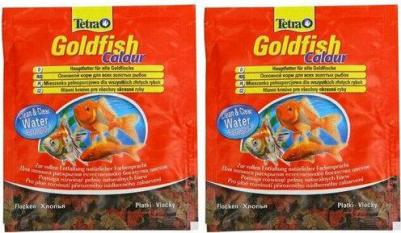 Корм для рыб Goldfisch Colour в хлопьях для улучшения окраса золотых рыб 12г – фото 9