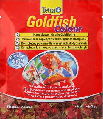 Корм для рыб Goldfisch Colour в хлопьях для улучшения окраса золотых рыб 12г – фото 10