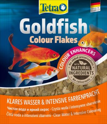 Корм для рыб Goldfisch Colour в хлопьях для улучшения окраса золотых рыб 12г – фото 12
