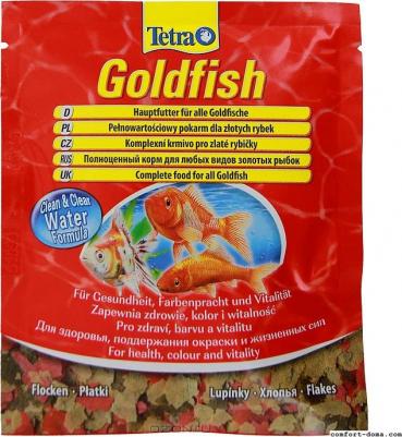 Корм для рыб Goldfisch Colour в хлопьях для улучшения окраса золотых рыб 12г – фото 20