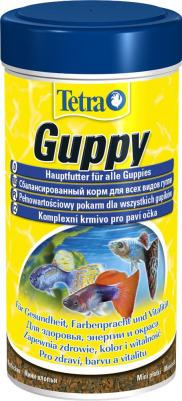 Корм для рыб Guppy в хлопьях для живород.пецилиевых рыб (гуппи) 100мл – фото 5