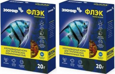 Флэк тропический корм для тропических рыб, коробка 20 г (1х10) – фото 5