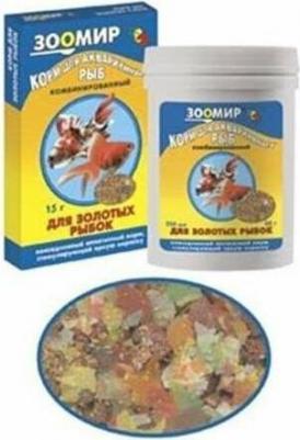 Корм для золотых рыбок Корм для ЗОЛОТЫХ рыбок, хлопья, 10 шт по 15 г – фото 1