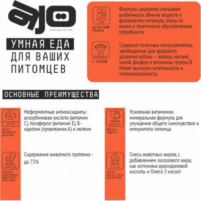 полнорационный сухой корм с гречкой для щенков и молодых собак средних и крупных пород – фото 9